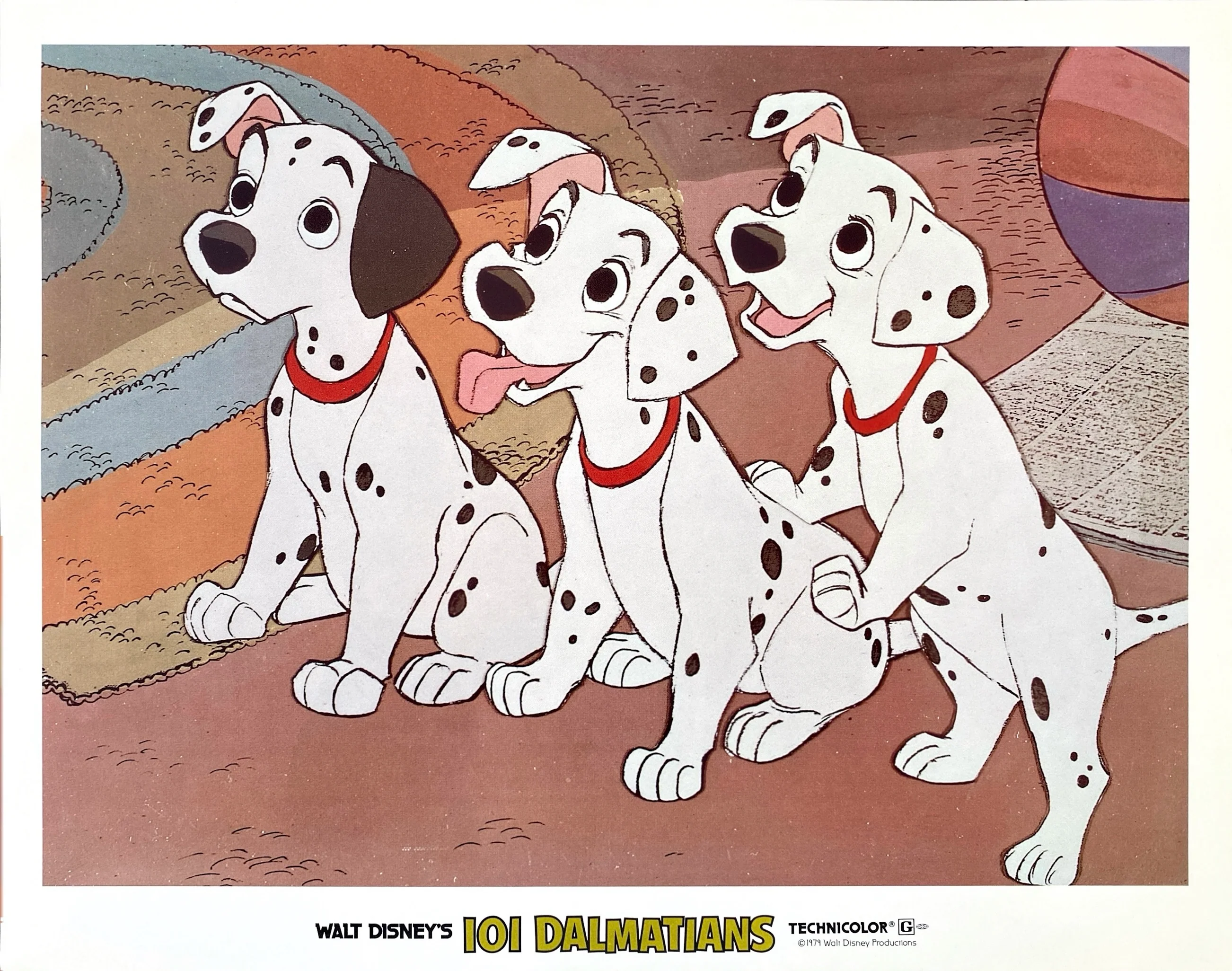101 Dalmations (Lobby set of 9 cards with original envelope) - Image 2