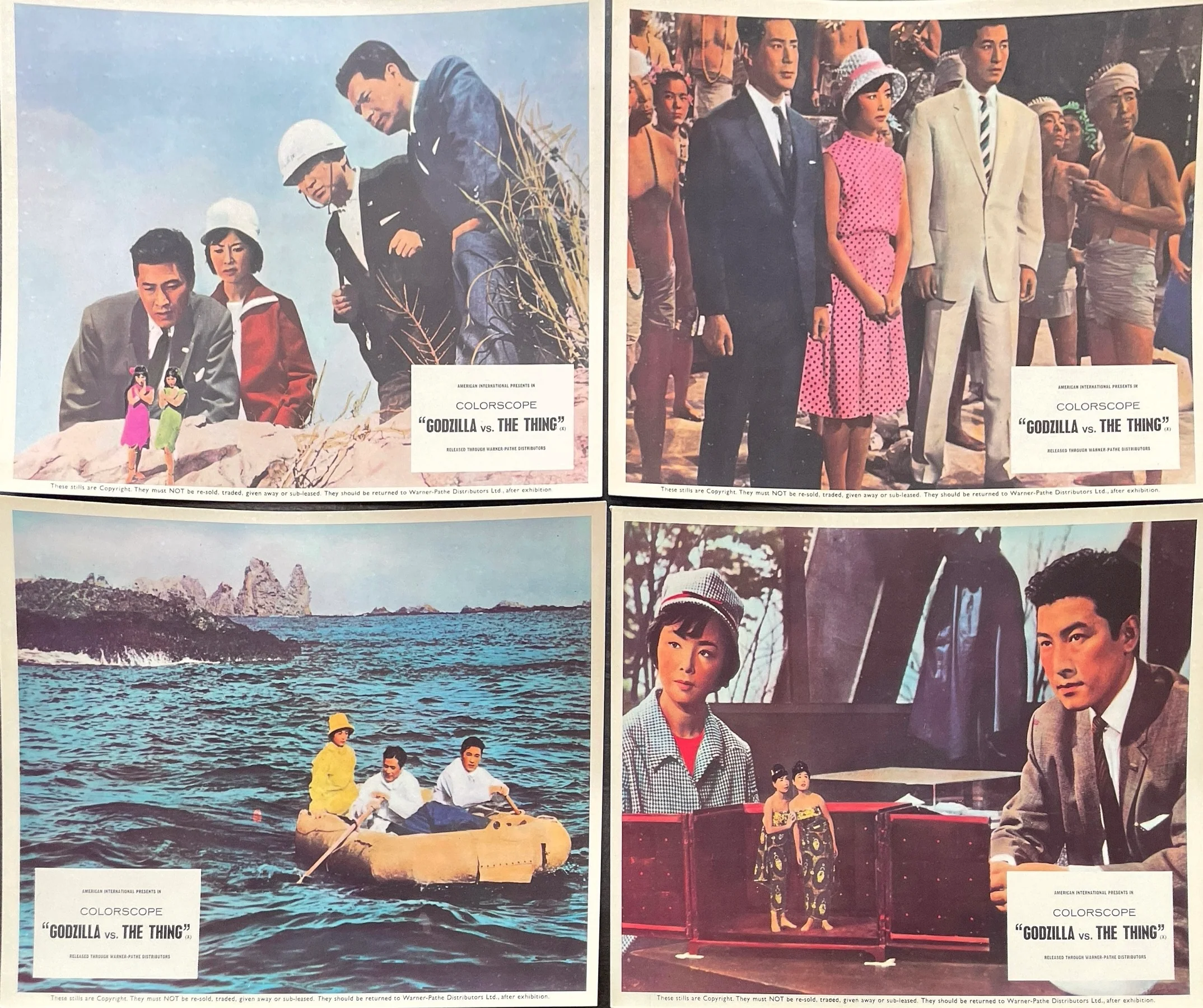 Godzilla vs The Thing (UK Front of House Set of 8 Stills) - Image 2