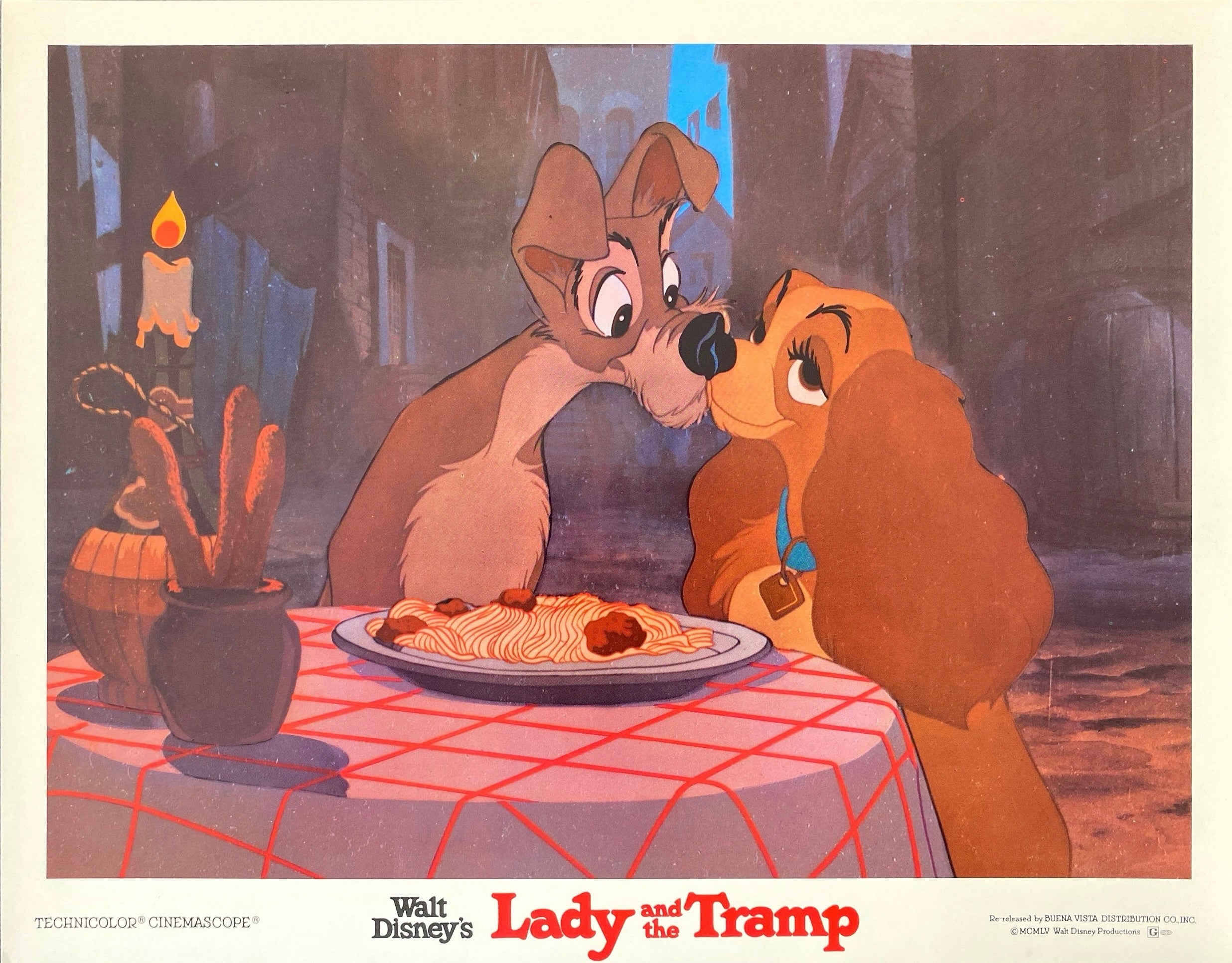 Lady and the Tramp (Lobby set of 9 cards with original envelope) - Image 2