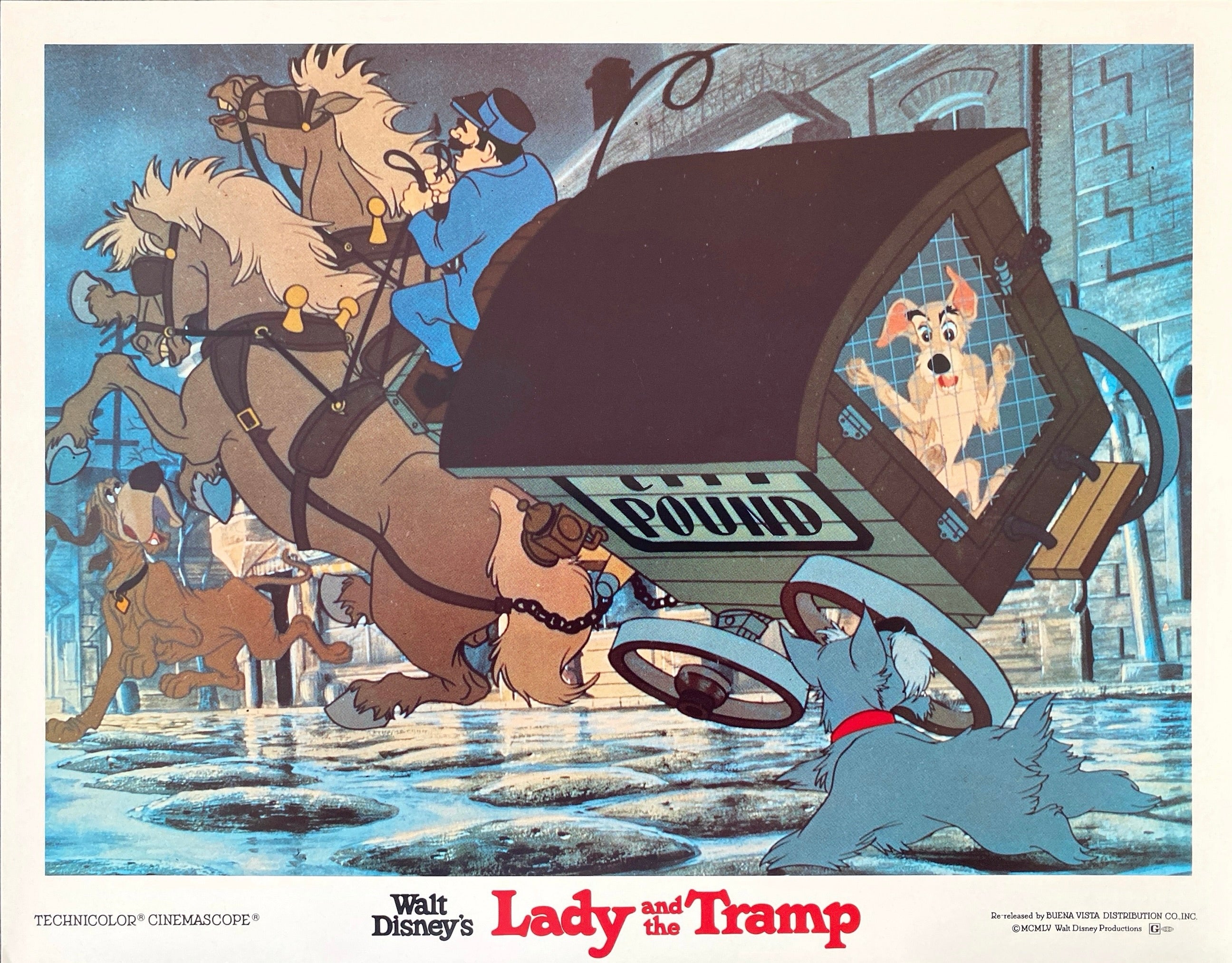 Lady and the Tramp (Lobby set of 9 cards with original envelope) - Image 4
