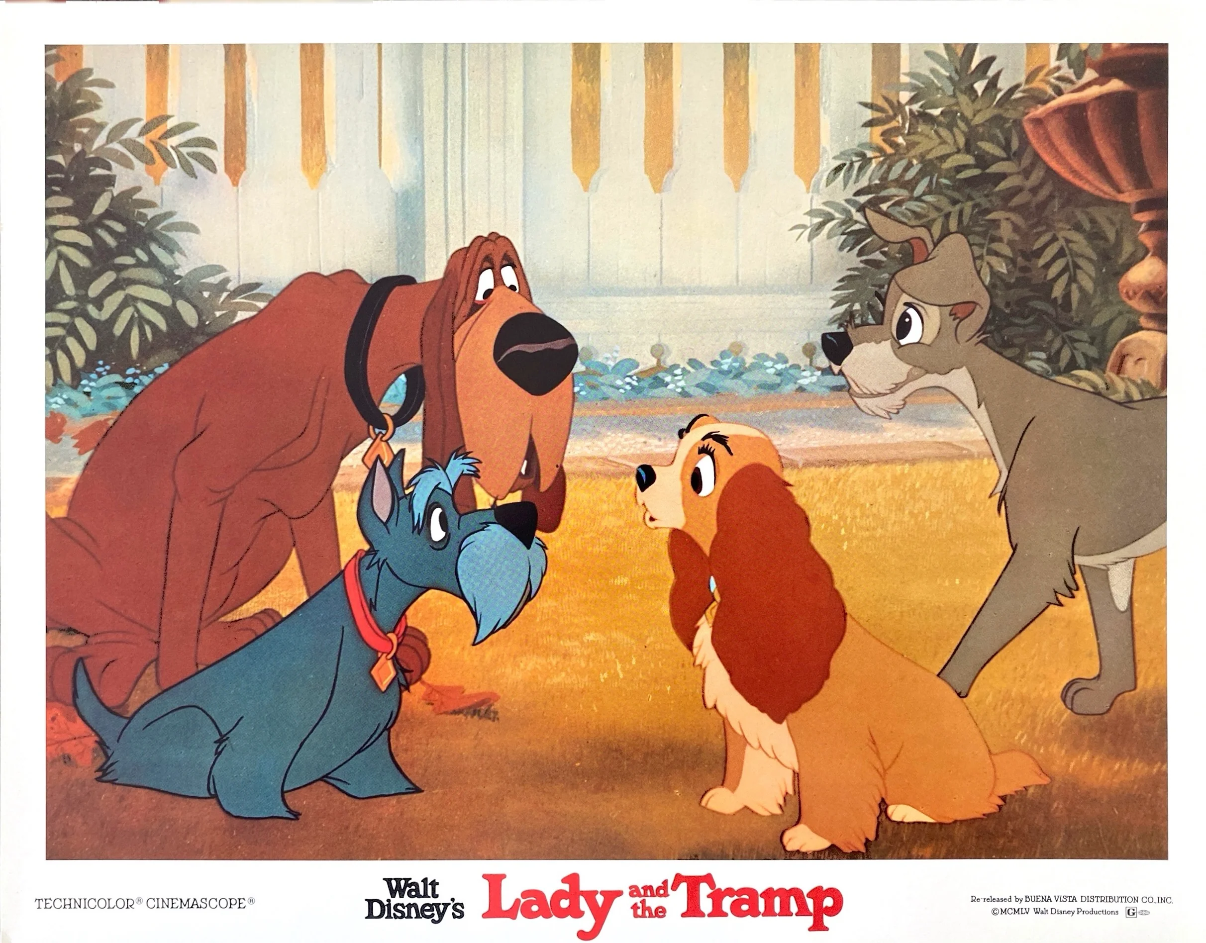 Lady and the Tramp (Lobby set of 9 cards with original envelope) - Image 5