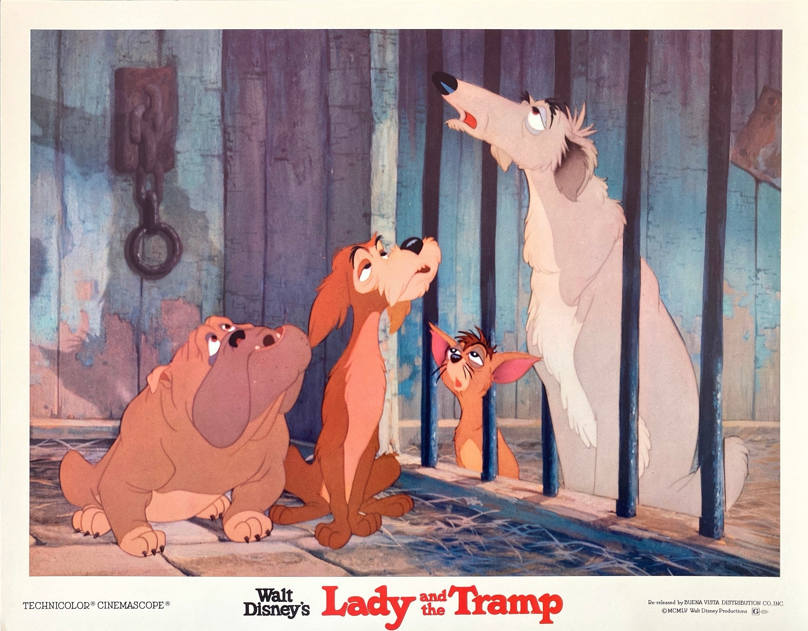 Lady and the Tramp (Lobby set of 9 cards with original envelope) - Image 7