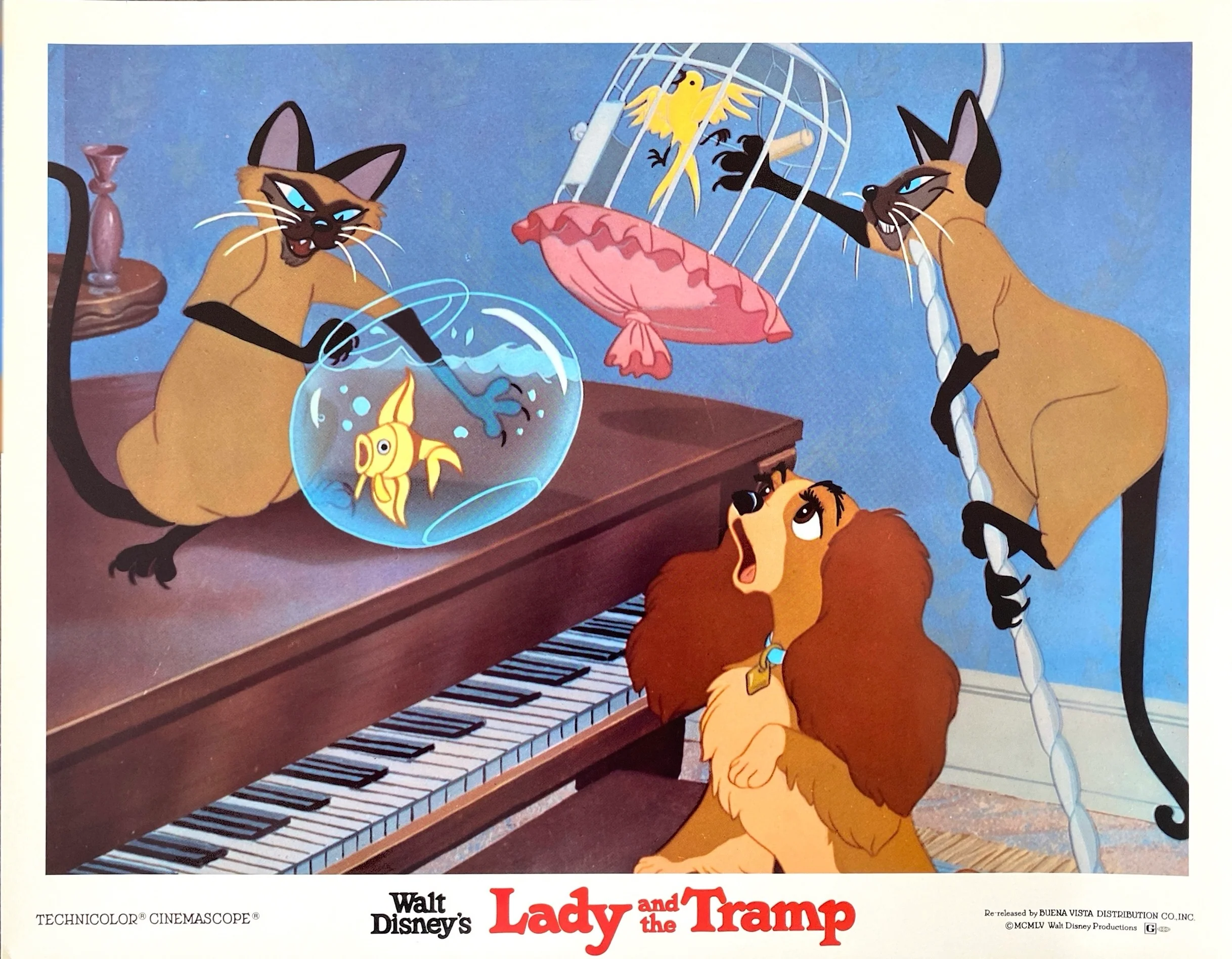 Lady and the Tramp (Lobby set of 9 cards with original envelope) - Image 8
